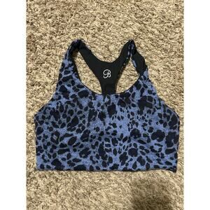 Bombshell Sportswear Leopard Reversible Top Bra L